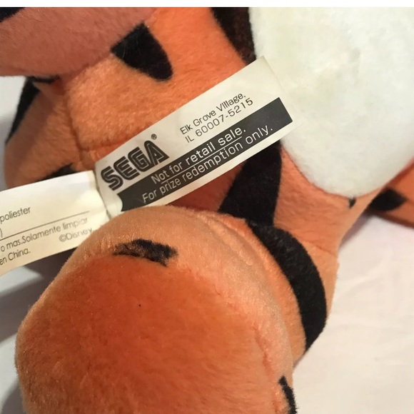 Disney SEGA Tigger Plush 11” Sega Winnie Pooh - Picture 7 of 9